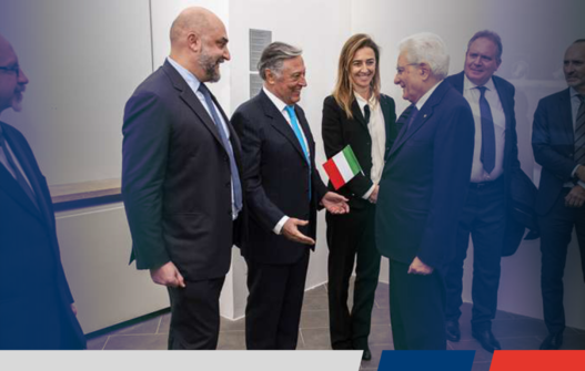 OCME AND ROBOPAC WITH THE PRESIDENT OF THE REPUBLIC AND THE AUTHORITIES AT THE INAUGURATION OF PARMA ITALIAN CAPITAL OF CULTURE 2020